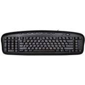 Ergonomic Left-Handed Keyboard for Business: 8 Hotkeys, Reduces RSI & Improves Posture