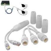 Waterproof PoE Ethernet Splitter: Connect 2 IP Cameras with 1 Network Cable Efficiently