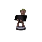 Exquisite Gaming Toddler Groot: Marvel Mobile Phone & Gaming Controller Holder - Original Cable Guys Stand