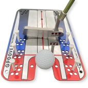 EyeLine Golf Groove Putting Alignment Mirror: Portable, Durable Training Aid for Indoor & Outdoor Practice