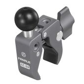 FANAUE Handlebar Base Mount Strong Rod Clamp with 1'' Ball for Rails 0.5" to 2.0" in Diameter, Compatible with RAM Mounts B Size Double Socket Arm