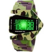 FANMIS Unisex Elegant Digital Display Waterproof Outdoor Sports LED Wrist Watch Green