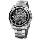 FOR SINING Men's Automatic Stainless Steel Watch - Unique Chinese Movement & Stylish Bracelet