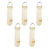 Faotup 5Pcs Mesh Onion and Garlic Storage Bags for Kitchen Hanging Organization