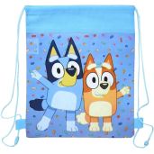 Fast Forward Bluey & Bingo Drawstring Sling Bag - Durable Non-Woven Design for Kids