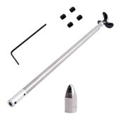 Fielect Drive Shaft with Propeller and Universal Joint for RC Boat 200mm Shaft 150mm Sleeve 36mm Propeller Compatible with 3mm Motor Shaft