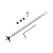 Fielect Drive Shaft with Propeller and Universal Joint for RC Boat 200mm Shaft 150mm Sleeve 36mm Propeller Compatible with 3.17mm Motor Shaft