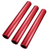 Flylin Relay Baton, Athletics Aluminum Batons Track Field Relay Batons Running Baton for Race Running and Outdoor Sports (Red)