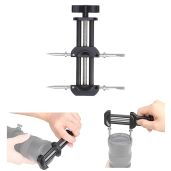 Fotga Metal Camera Lens Vise Tool Kit Adjustable Jaw for Lens Repair and Filter Ring Restoration with Flat and Pointed Tips