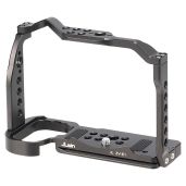 Foto4easy ZV-E1 Cage for Sony ZV-E1 Camera with Quick Release Plate Arca-Swiss Screw Holes and NATO Rail for Accessories