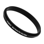 Fotodiox 58mm Macro Close-Up Reverse Ring for Nikon, Canon, Sony & More - Anodized Black Metal