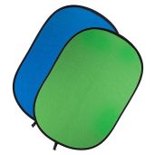 Fotodiox Chromakey Green Blue Jacket Cover for 40x60 5-in-1 Oval Reflector Pro Collapsible Disc Kit