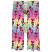 Franco Kids Trolls World Tour Window Curtains Set - 82x84 Drapes for Fun Kids' Rooms