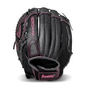 "Franklin Sports Fastpitch Softball Glove - 13" Left-Handed Pink Mitt for Adults & Youth - Perfect for Infield & Outfield Play"