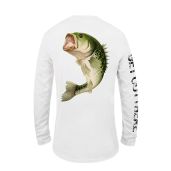 GOT Sports UPF 50 Fishing T Shirts for Men Women Long Sleeve UV Sun Protection Lightweight Bass Small