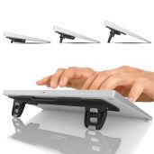 Adjustable GPG2 ESC Flip Keyboard Stand: Ergonomic Riser for Flat-Back Desktops