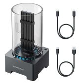 GRAUGEAR M.2 NVMe SSD Enclosure with Cooling Fan & USB 3.2 Gen 2 - Fast 10Gbps Docking Station for M Key & B+M Key Drives