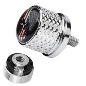 GUAIMI Fender Seat Bolt Screw Nut Kit 1/4-20 Thread for Harley Sportster Touring Electra Glide Street Glide 1996 to 2020 Chrome Finish