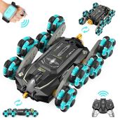 Gampop 8WD Gesture Sensing RC Stunt Cars for Kids Remote Control Off Road Vehicle Birthday Gifts for Boys and Girls Ages 8 to 12