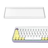Geekria Keyboard Dust Cover for 75% Compact 84 Key Keyboards Compatible with Logitech MX Mechanical Mini Keychron K2 Clear Acrylic