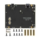 Geekworm X825 V2.0 SATA Expansion Board for Raspberry Pi 4 - UASP Supported HDD/SSD Upgrade