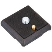 Gitzo GS5370C Square Aluminum Quick Release Plate for Series 1-5 - Durable & Lightweight Gray Accessory