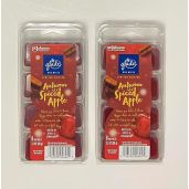 Glade Autumn Spiced Apple Wax Melts - 2 Packs of 3.1 oz Wax Cubes for Cozy Fall Scents