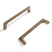 Goo-Ki Antique Brass Zinc Alloy Cabinet Pulls 3 Inch Hole Center 6 Pack for Drawer Cupboard Wardrobe