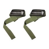 Gymreapers Military Green Lifting Wrist Straps - Padded Neoprene for Weightlifting, Powerlifting & Strength Training