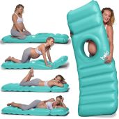 HOLO Inflatable Pregnancy Pillow: Ultimate Comfort & Support for Expecting Moms - Say Goodbye to Aches (Mint)