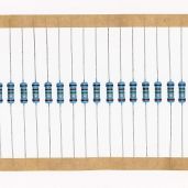 HUABAN 100 Pieces 0.5 Watts 1 2W 0R15 0.15 Ohm 1% Metal Film Resistor