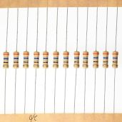 HUABAN 100 Pieces 0.5 Watts 1 2W 36R 36 Ohm 5% Carbon Film Resistor