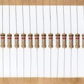 HUABAN 100 Pieces 1 Watts 1W 0R12 0.12 Ohm 5% Carbon Film Resistor