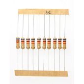 HUABAN 100 Pieces 1 Watts 1W 62K Ohm 5% Carbon Film Resistor