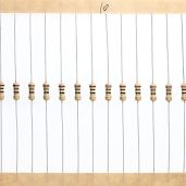 HUABAN 200 Pieces 0.25 Watts 1 4W 10R 10 Ohm 5% Carbon Film Resistor