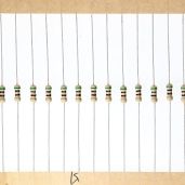 HUABAN 200 Pieces 0.25 Watts 1 4W 51R 51 Ohm 5% Carbon Film Resistor