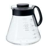 Buy Hario V60 Glass Coffee Server 800ml in Black - Perfect for Brewing Delicious Coffee