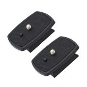 Harwerrel Tripod Quick Release Plate Adapter for CX Series Cameras - Pack of 2