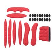 Helmet Foam Pads Anti-Collision Replacement Universal Set for Bike Motorcycle Cycling Helmet Red