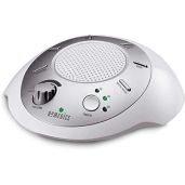 Portable Homedics SoundSleep White Noise Machine: 6 Nature Sounds for Travel, Home & Office - Auto-Off Timer Included