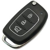 Horande Replacement Key Fob Cover for Hyundai Sonata & Santa Fe - Durable Keyless Entry Shell