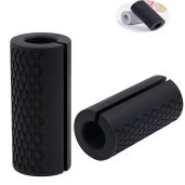 IADUMO Weight Bar Grips: Thick Dumbbell Handles for Weight Lifting & Fitness Training