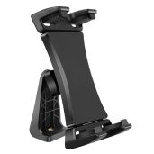IPad Tripod Mount Adapter 360 Degree Rotatable Universal Tablet Clamp Holder for iPad Pro 12.9 11 10.5, iPad Air Mini, Surface Tab, Galaxy Tab and 3.5 to 13.5in Phone Tablet, for Tripod, Monopod