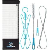 InnerFit Hydration Bladder Cleaning Kit 5 in 1 Universal Bladder Cleaner with Brushes Collapsible Frame and Carrying Pouch