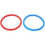 Instant Pot 2-Pack Sealing Rings - BPA-Free Replacement for 5 & 6 QT Electric Pressure Cookers - Non-Toxic Red/Blue Accessories