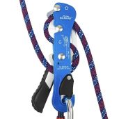 Ito Rocky Climbing Stop Descender Rappelling Anti-Panic Belay Device for 9-12mm Rope Rescue Equipment Hand Control Design
