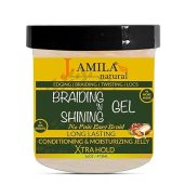 J. AMILA Award-Winning Braiding & Shining Gel - Long-Lasting Hold & Moisture (16oz)