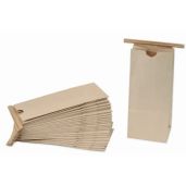 JA Kitchens 50 Count 1/2 Pound Kraft Coffee Bags Brown for Fresh Flavorful Brews