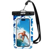 JOTO Universal Waterproof Phone Pouch Cellphone Dry Bag Case for iPhone 15 14 13 12 11 Pro Max 8 7, Galaxy S23 S22 S21, Pixel up to 7&amp;quot; -CamoBlue