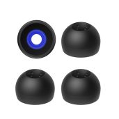JVC EPFX10 Spiral Dot Earpieces - Set of 4 Ear Tips (Small to Large) for JVC Models - Black